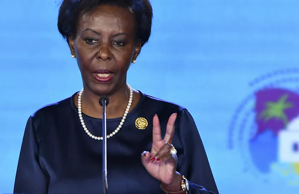 Louise Mushikiwabo, Minister for Foreign Affairs.